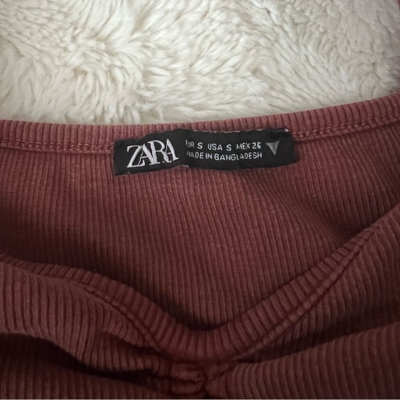 Zara brown tank top - Picture 3 of 3